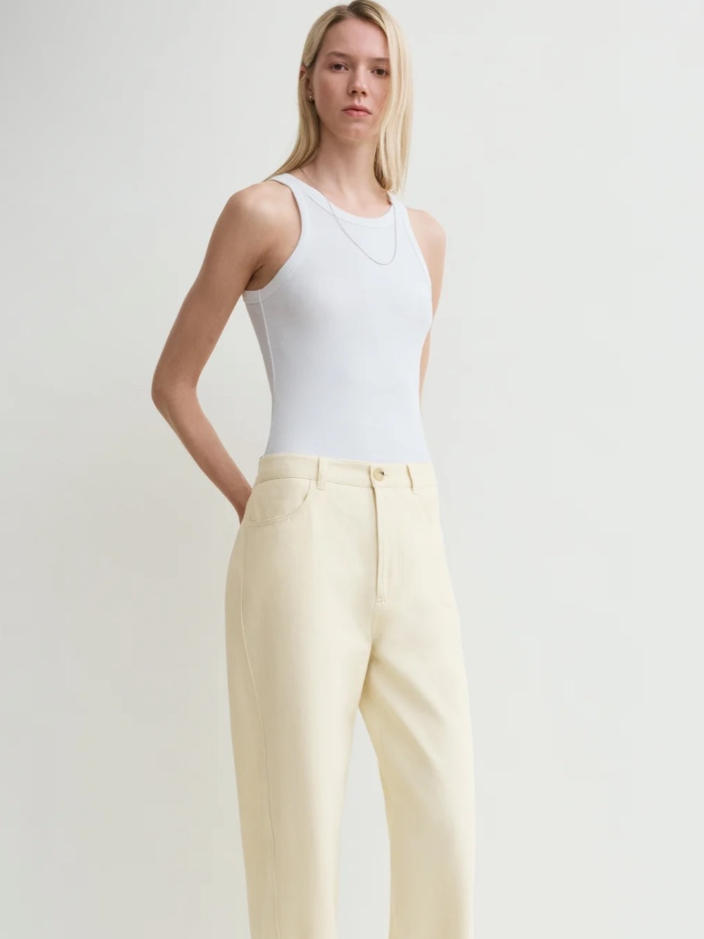 Toteme Curbed Rib Tank - Picture 10 of 10